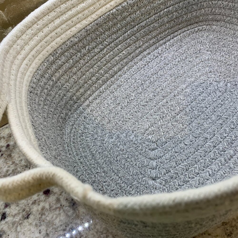Rope Cotton Basket - NWOT - Picture 6 of 6